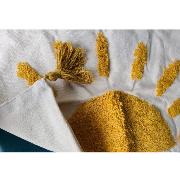 Boho Throw Pillow Cover Decorative Case Bohemian Sun Cottage Farmhouse Decor 20" - Picture 9 of 11